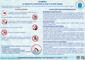 Безопасность детей на воде