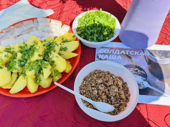 Участие в акции "Солдатская каша"